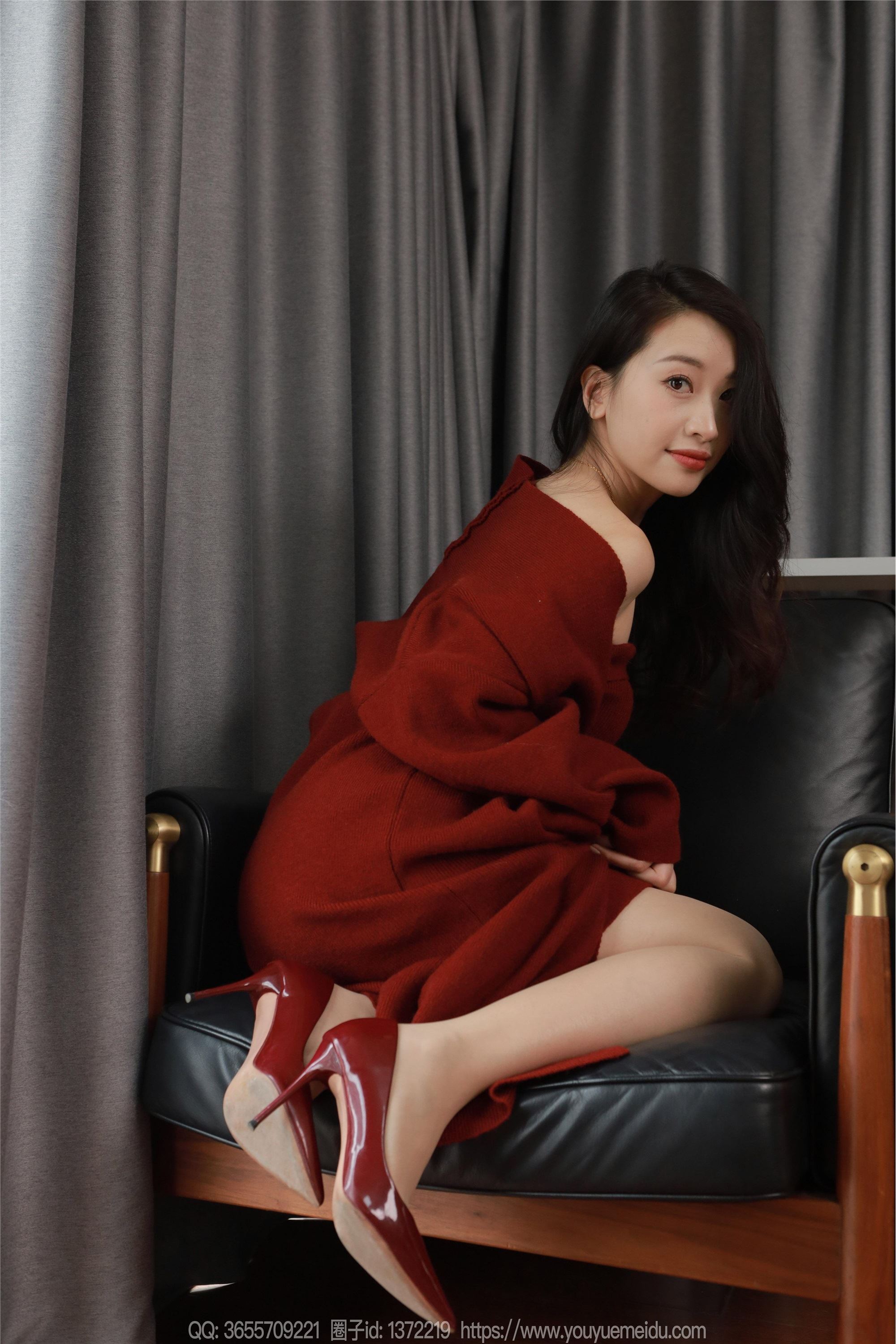 IESS异思趣向  2025.01.31 丝享家 1965 小婕《红色针织裙（下）》